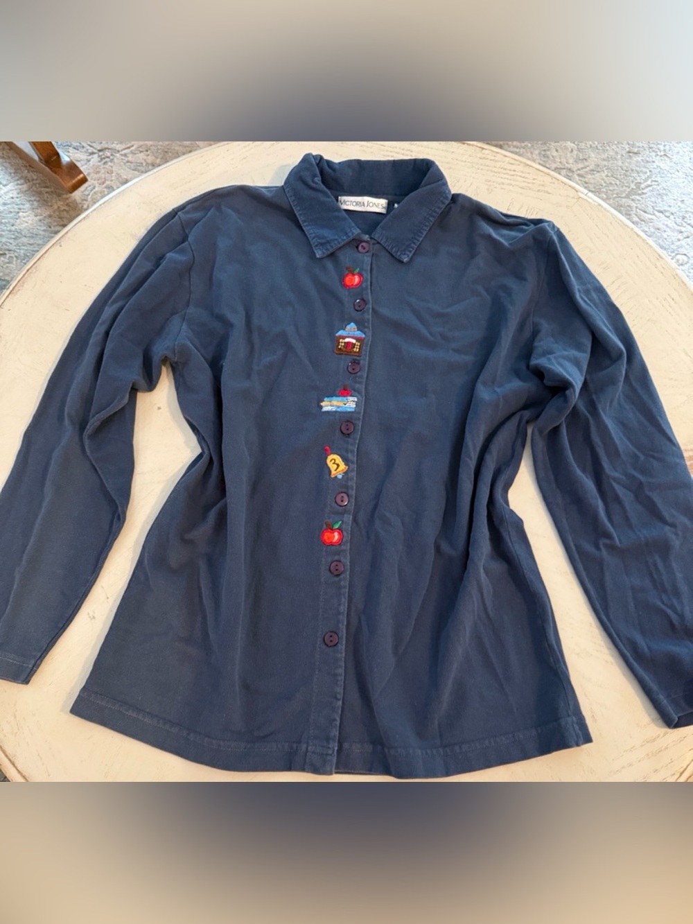 Victoria Jones vintage teacher shirt button up